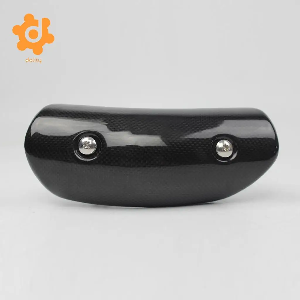Motorcycle Exhaust Muffler Cover Carbon Fiber Protector Heat Shield Covers