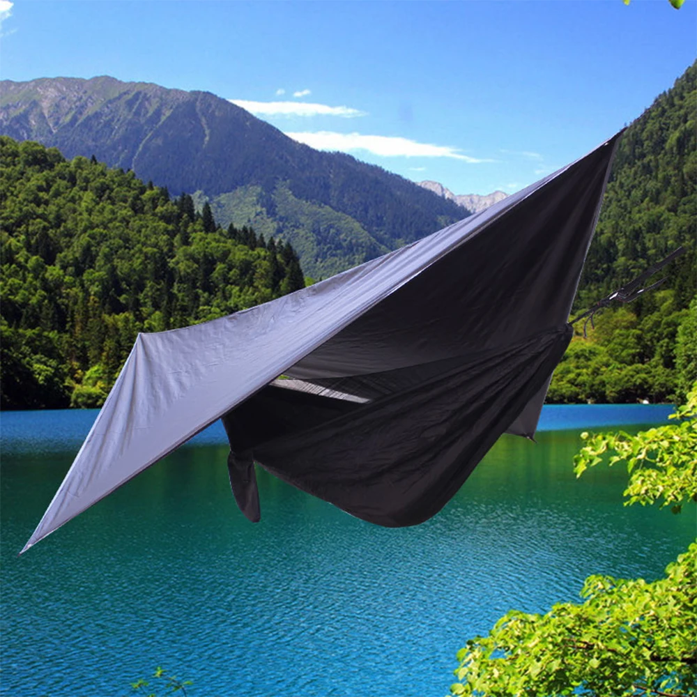 Outdoor Garden Sail Canopy Rain Fly UV Resistant Waterproof Lightweight Sun Shade Cloth Mat Tent Awning With Camping Hammock
Outdoor Garden Sail Canopy Rain Fly UV Resistant Waterproof Lightweight Sun Shade Cloth Mat Tent Awning With Camping Hammock