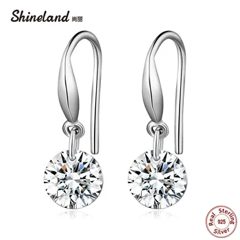 Shineland Hot Cheap Sale Delicate 925 Sterling-Silver-Jewelry Shiny Clear CZ Drop Earrings For Women Party Luxury Jewelry Brinco
Shineland Hot Cheap Sale Delicate 925 Sterling-Silver-Jewelry Shiny Clear CZ Drop Earrings For Women Party Luxury Jewelry Brinco