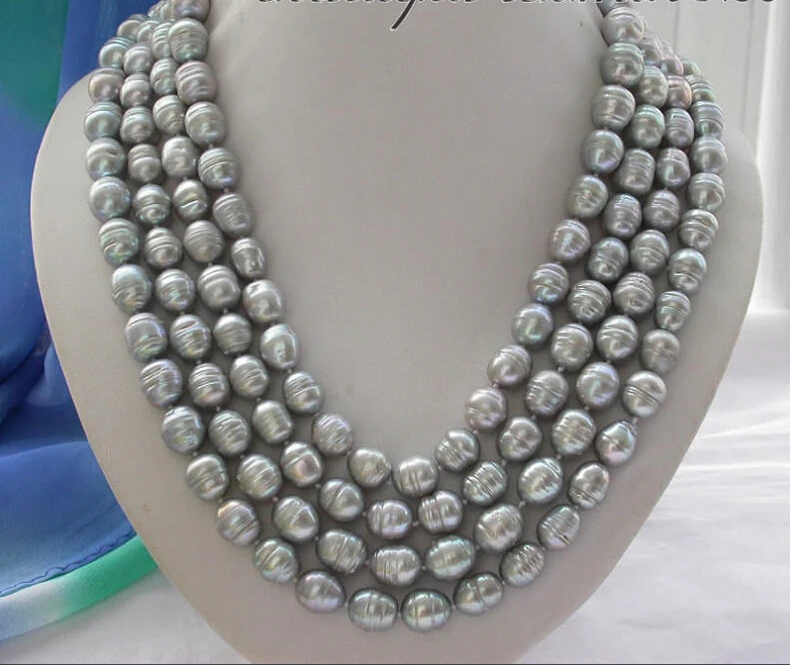 FREE shipping>>>>z3972 Long 65" 13mm gray rice freshwater cultured pearl necklace 6.07 6.8
FREE shipping>>>>z3972 Long 65" 13mm gray rice freshwater cultured pearl necklace 6.07 6.8