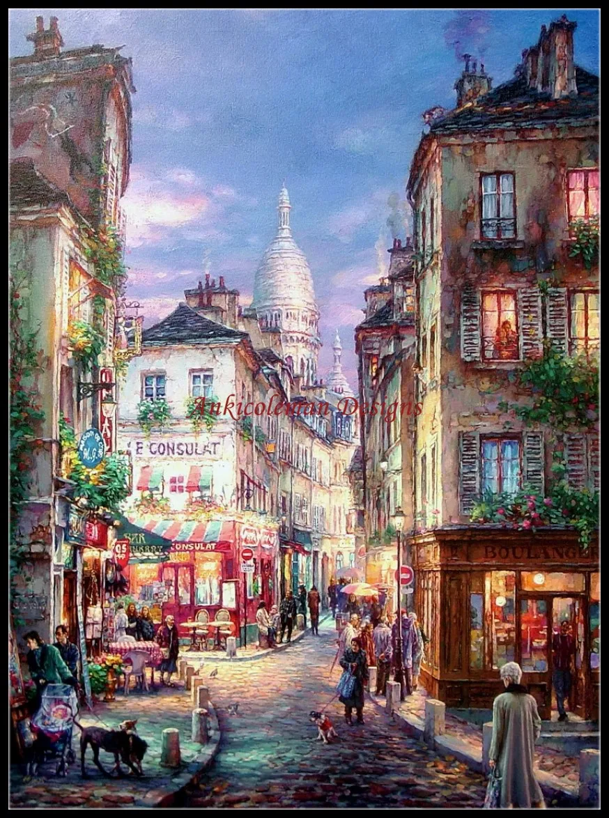 Needlework for embroidery DIY French DMC High Quality - Counted Cross Stitch Kits 14 ct Oil painting - Stroll Montmartre
Needlework for embroidery DIY French DMC High Quality - Counted Cross Stitch Kits 14 ct Oil painting - Stroll Montmartre
