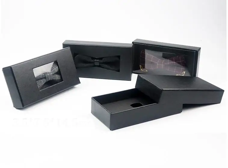 Black Gift Boxes For Necktie Package / Bow Ties Presentation Box /Bow Ties Gift Packing SN1311
Black Gift Boxes For Necktie Package / Bow Ties Presentation Box /Bow Ties Gift Packing SN1311