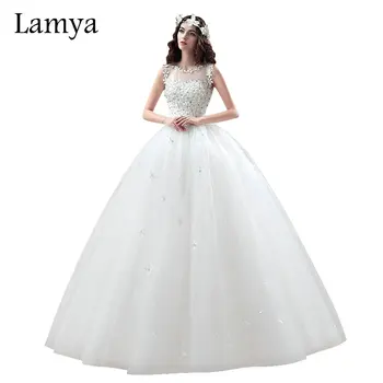 Brand Lace Wedding Dresses Lamya Appliques Lace Wedding Dress Luxury Embroidery Vestido De Noiva Customize Plus Size Bride Gown
Brand Lace Wedding Dresses Lamya Appliques Lace Wedding Dress Luxury Embroidery Vestido De Noiva Customize Plus Size Bride Gown
