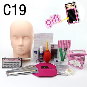 Pro Training Eyelashes kit False Eyelash Extension Grafting Practice Curl Glue Tweezer Tools Set Bag For Eye Lash Graft bag mink
Pro Training Eyelashes kit False Eyelash Extension Grafting Practice Curl Glue Tweezer Tools Set Bag For Eye Lash Graft bag mink