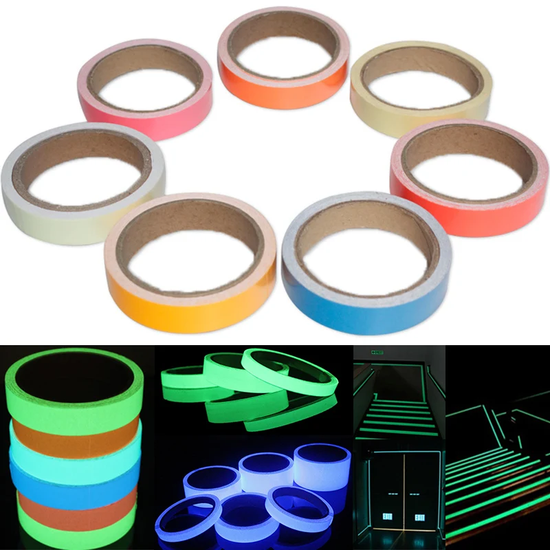 Self Adhesive Glow In Dark Fluorescent 1PC Night Vision Warning Tape High Quality Wall Sticker Luminous Tape Emergency Sticker
Self Adhesive Glow In Dark Fluorescent 1PC Night Vision Warning Tape High Quality Wall Sticker Luminous Tape Emergency Sticker