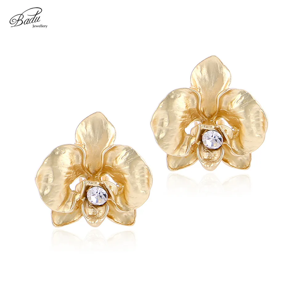 Badu Gold Clip On Earring Flower Rhinestone Small Earrings Fashion Jewelry Women Fashion Style Party Wedding Jewellery
Badu Gold Clip On Earring Flower Rhinestone Small Earrings Fashion Jewelry Women Fashion Style Party Wedding Jewellery
