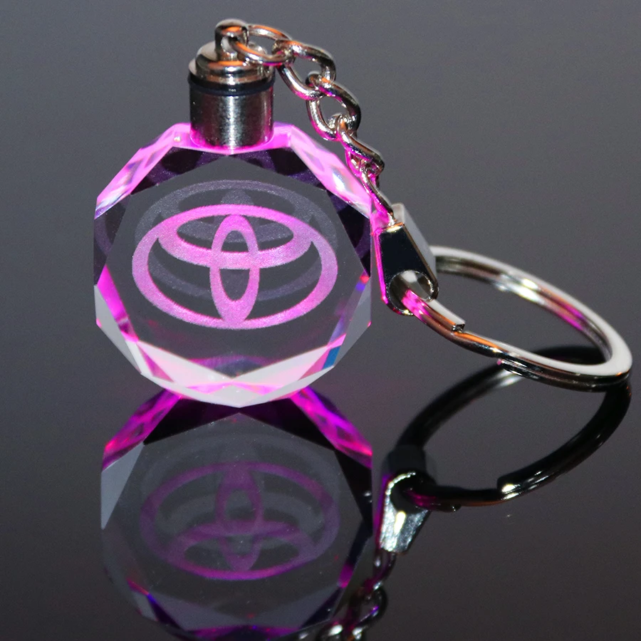 Famous 3D Car Logo Key Chain Laser Engraved Crystal Keychain LED Light Wall Hanging Rings Souvenir Gift Styling Drop Shipping
Famous 3D Car Logo Key Chain Laser Engraved Crystal Keychain LED Light Wall Hanging Rings Souvenir Gift Styling Drop Shipping