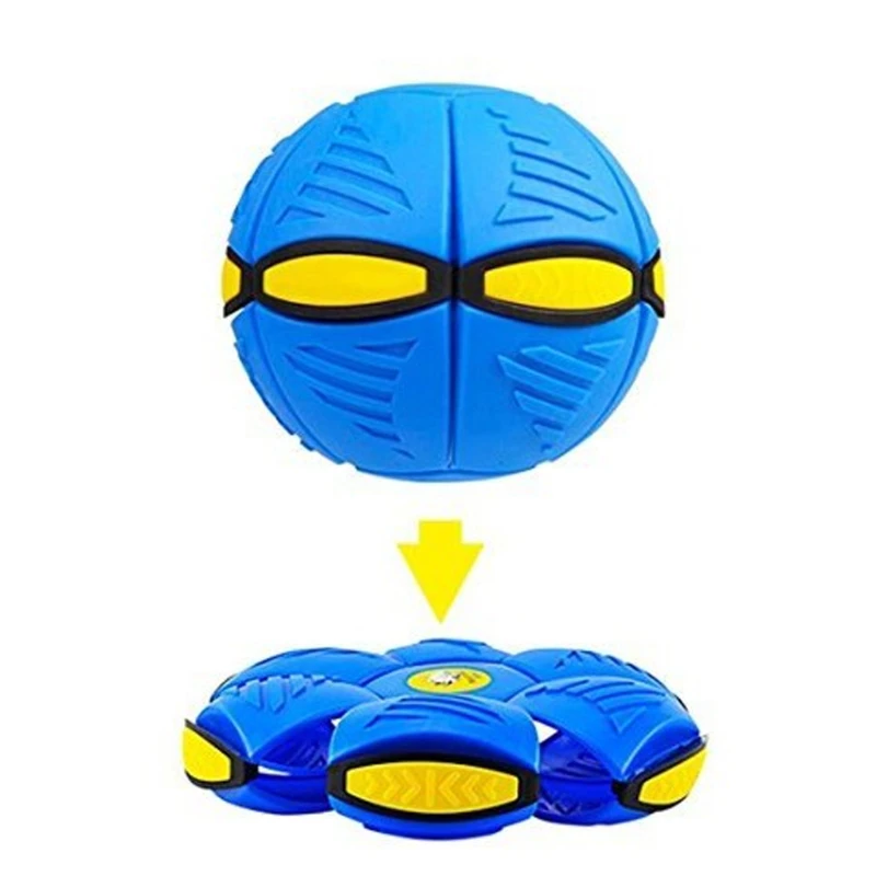 Flying UFO Flat Throw Disc Ball With LED Light and music Magic Flying Ball Deformed ball toy Gift
Flying UFO Flat Throw Disc Ball With LED Light and music Magic Flying Ball Deformed ball toy Gift