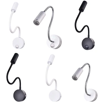 3W LED Hoses Wall Lamp Flexible Home Hotel Bedside Reading Wall Light Modern Fashion Book Lights Aluminum LED Bulbs AC 110V/220V
3W LED Hoses Wall Lamp Flexible Home Hotel Bedside Reading Wall Light Modern Fashion Book Lights Aluminum LED Bulbs AC 110V/220V