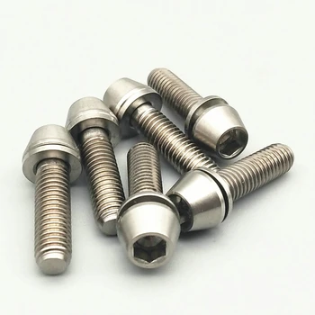Ti Bolt M5 x20 w/ Captive Washer Titanium Bolt for Stem Coned Head Hexagon Socket Ti screws Ti fasteners Pack of 4pcs
Ti Bolt M5 x20 w/ Captive Washer Titanium Bolt for Stem Coned Head Hexagon Socket Ti screws Ti fasteners Pack of 4pcs