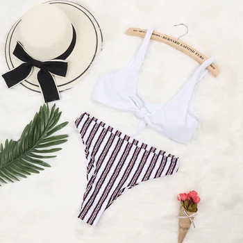 Sexy Tie Knot Front Bikinis Women Push Up Bathing Suit Swim Summer Beach Wear Brazilian Striped Bikini Set 2019 Swimming Suit XL
Sexy Tie Knot Front Bikinis Women Push Up Bathing Suit Swim Summer Beach Wear Brazilian Striped Bikini Set 2019 Swimming Suit XL