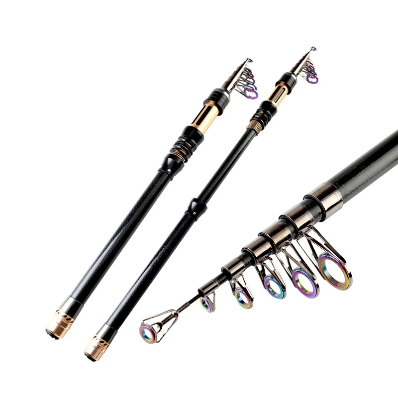 Rompin Carbon 1.8M 2.1M 2.4M 2.7M 3.0M Portable Telescopic Fishing Rod Spinning Carp Feeder Fish Hand Fishing Tackle Sea Rod
Rompin Carbon 1.8M 2.1M 2.4M 2.7M 3.0M Portable Telescopic Fishing Rod Spinning Carp Feeder Fish Hand Fishing Tackle Sea Rod