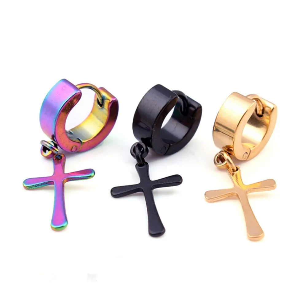 Men Clip Earrings Fashion Rock Style Hypoallergenic Cross Shaped Titanium 1pc Steel Ear Clip Earrings Accessories
Men Clip Earrings Fashion Rock Style Hypoallergenic Cross Shaped Titanium 1pc Steel Ear Clip Earrings Accessories