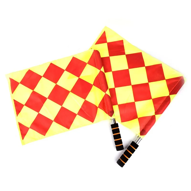 Football Training Banners Flag Football Referee Patrol Flag Soccer Over Flag 2 Packs With Cloth Cover
Football Training Banners Flag Football Referee Patrol Flag Soccer Over Flag 2 Packs With Cloth Cover