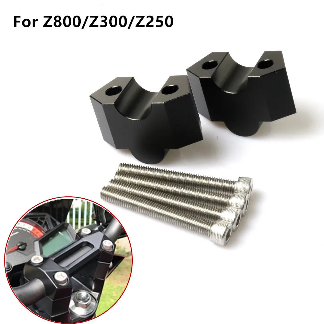 Motorcycle Handlebar Riser Up Backs Moves Bracket Kit Handle Bar Riser Mount Clamp For KAWASAKI Z1000 Z900 Z800 Z750 Z300 Z250
Motorcycle Handlebar Riser Up Backs Moves Bracket Kit Handle Bar Riser Mount Clamp For KAWASAKI Z1000 Z900 Z800 Z750 Z300 Z250