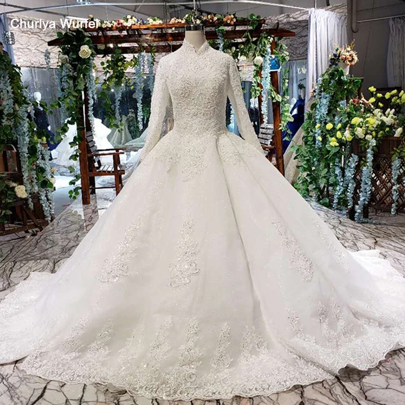 LSS058G wedding dress 2019 muslim bridal dresses full lace bead high neck lace up back long sleeve wedding gown vestido de noiva
LSS058G wedding dress 2019 muslim bridal dresses full lace bead high neck lace up back long sleeve wedding gown vestido de noiva