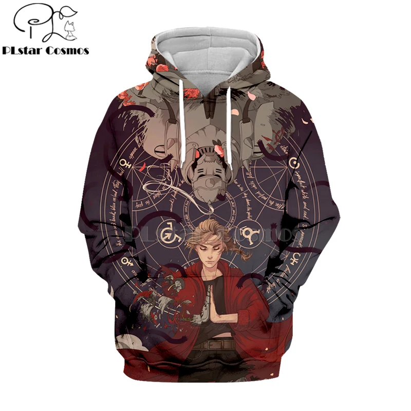 PLstar Cosmos 2019 japan Anime Fullmetal Alchemist 3d Hoodies Hooded Sweatshirt long sleeve Edward Elric Harajuku streetwear-3
PLstar Cosmos 2019 japan Anime Fullmetal Alchemist 3d Hoodies Hooded Sweatshirt long sleeve Edward Elric Harajuku streetwear-3