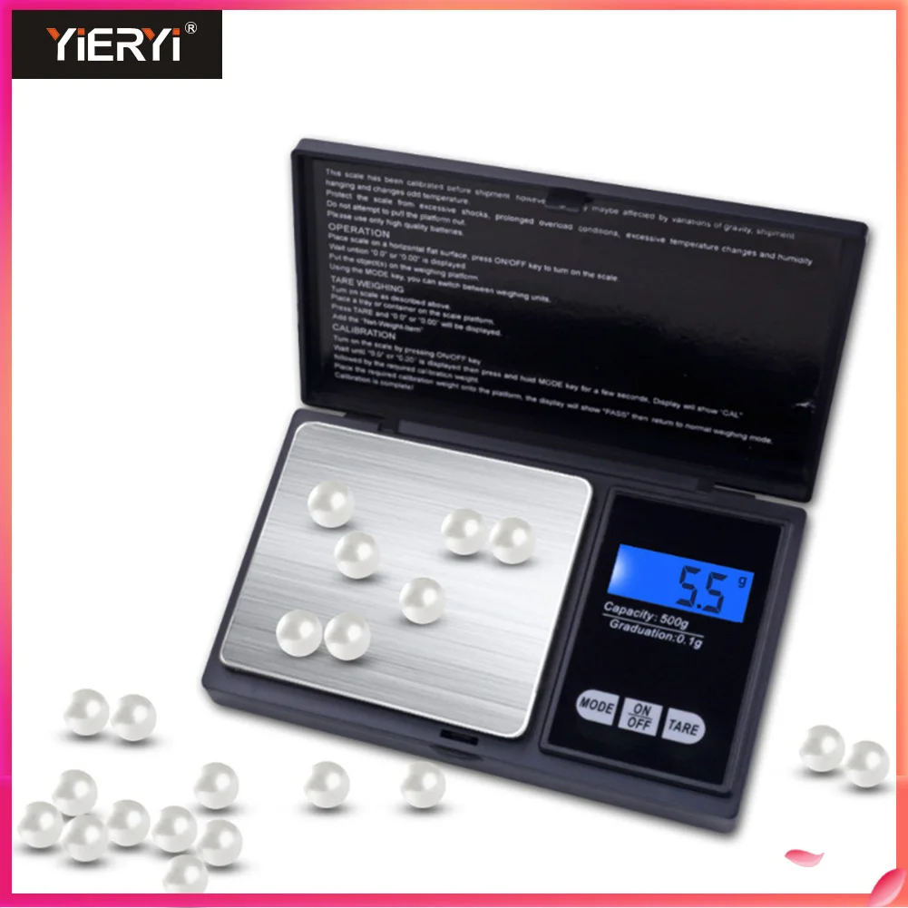 Yieryi Mini LCD Digital Scale Jewelry Gold Balance Weight Scale Portable Precision scale 100g/200g/500g/0.01g&500g/1000g/0.1g
Yieryi Mini LCD Digital Scale Jewelry Gold Balance Weight Scale Portable Precision scale 100g/200g/500g/0.01g&500g/1000g/0.1g