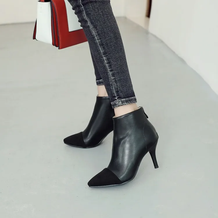 Big Size 11 12 13 14 15 Round-headed Fashion, All-tide, Rough-heeled Back Zipper Mid-heeled Women's Boots
Big Size 11 12 13 14 15 Round-headed Fashion, All-tide, Rough-heeled Back Zipper Mid-heeled Women's Boots