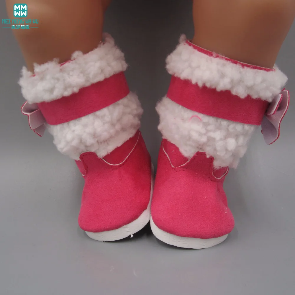 Doll shoes for 43cm new born dolls accessories and American doll fashion rose red Boots baby Sneakers
Doll shoes for 43cm new born dolls accessories and American doll fashion rose red Boots baby Sneakers