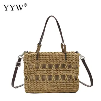 2019 Summer Straw Weave Woven Handbag Bohemian Women Large Capacity Hollow Bag Beach Travel Chain Shoulder Messenger Bag Brown
2019 Summer Straw Weave Woven Handbag Bohemian Women Large Capacity Hollow Bag Beach Travel Chain Shoulder Messenger Bag Brown