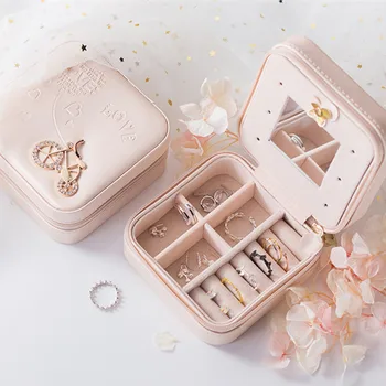 LIYIMENG Small Travel Jewelry Organizer Box Cosmetic Makeup OrganizerJewelry Box Earrings Storage Casket case Container
LIYIMENG Small Travel Jewelry Organizer Box Cosmetic Makeup OrganizerJewelry Box Earrings Storage Casket case Container