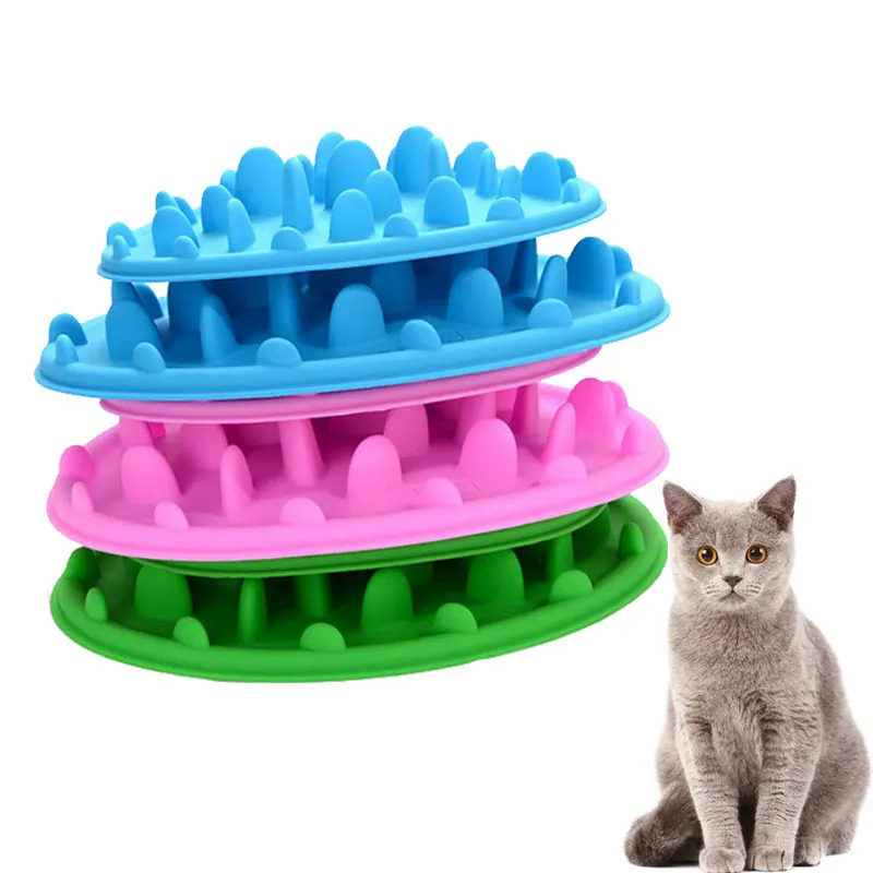 Silicone Anti Choke Pet Bowl Dog Cat anti-Slip Slow Feeder Anti Gulping Dish for Puppy
Silicone Anti Choke Pet Bowl Dog Cat anti-Slip Slow Feeder Anti Gulping Dish for Puppy