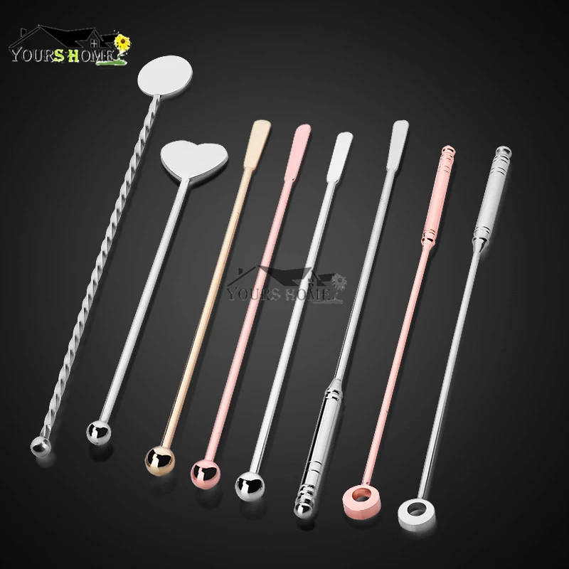 1 Piece 8 Style Stainless Steel Mixing Cocktail Spoon, Spiral Pattern Bar Spoon Stir Spoon Bar Tool Bartender Tool
1 Piece 8 Style Stainless Steel Mixing Cocktail Spoon, Spiral Pattern Bar Spoon Stir Spoon Bar Tool Bartender Tool