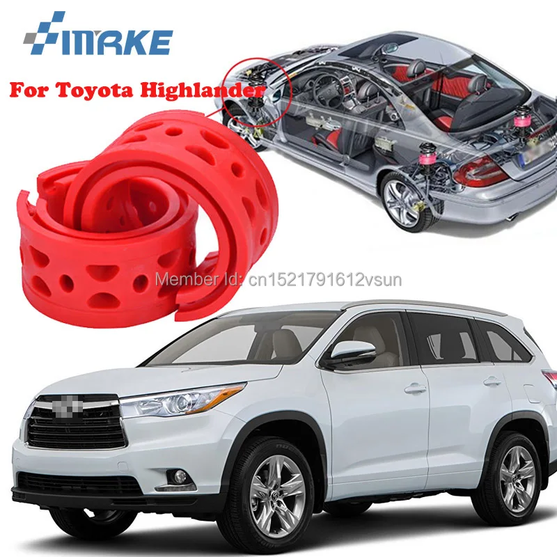 SmRKE для Toyota Highlander, высокое качество, передний/задний автомобильный амортизатор, пружинный бампер, силовая Подушка, буфер
SmRKE для Toyota Highlander, высокое качество, передний/задний автомобильный амортизатор, пружинный бампер, силовая Подушка, буфер
