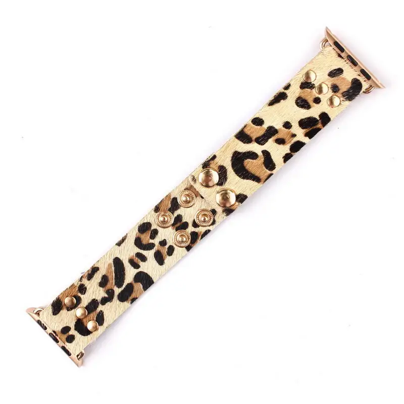 ZWPON 2019 Fashion Genuine Leather Leopard Watch Band Women Snap Button Polka Dot Watch Accessories Wristband Wholesale
ZWPON 2019 Fashion Genuine Leather Leopard Watch Band Women Snap Button Polka Dot Watch Accessories Wristband Wholesale