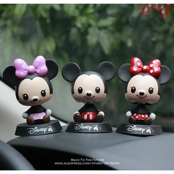 

Disney Mickey Mouse Minnie 7 style 10cm Action Figure Posture Anime Decoration Collection Figurine Toy model for children gift