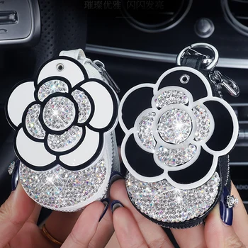 Camellia Diamond Car Key chain Bag For Women Girls Rhinestone Leather Car Key Ring with Crystal Best Birthday Gift
Camellia Diamond Car Key chain Bag For Women Girls Rhinestone Leather Car Key Ring with Crystal Best Birthday Gift