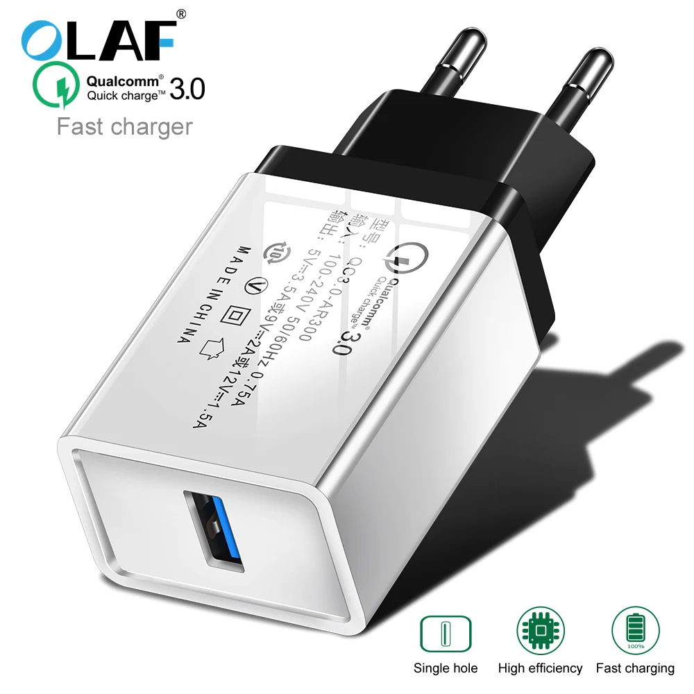 Olaf Universal Usb Charger 5V 3A Quick Charger 3.0 Fast Chargering For iPhone XS Max Xr Xs usb charger For Samsung S8 S9 Plus
Olaf Universal Usb Charger 5V 3A Quick Charger 3.0 Fast Chargering For iPhone XS Max Xr Xs usb charger For Samsung S8 S9 Plus