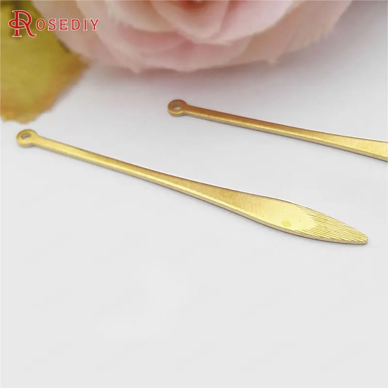 (31212)50PCS 47x4MM Not plated color Brass Long Drop Shape Charms Pendants Diy Jewelry Findings Accessories Wholesale
(31212)50PCS 47x4MM Not plated color Brass Long Drop Shape Charms Pendants Diy Jewelry Findings Accessories Wholesale