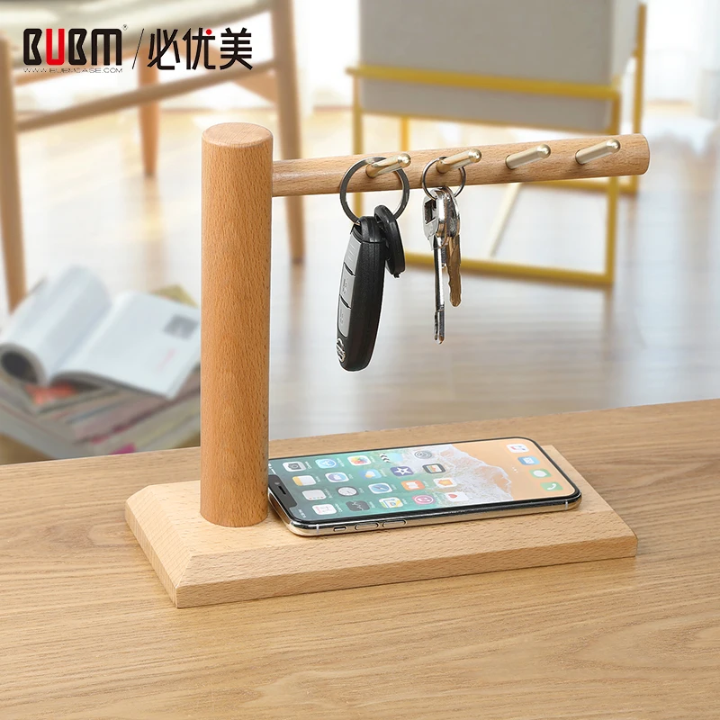 BUBM 4 Hooks Key Storage Holder Key Organizer, Decorative Wooden Keyring Rack Home Holder for rings, Jewelry ,Car keys, Letter
BUBM 4 Hooks Key Storage Holder Key Organizer, Decorative Wooden Keyring Rack Home Holder for rings, Jewelry ,Car keys, Letter