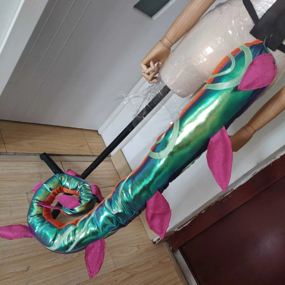 В наличии! Аниме Реквизит 2019 LOL Neeko хвост новая кожа Хамелеон косплей реквизит A |