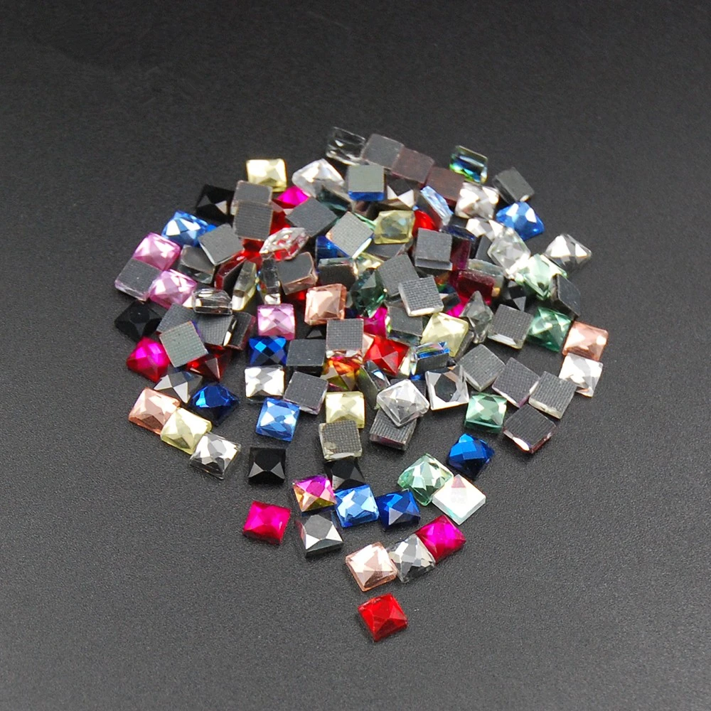 100Pcs/pack 6x6MM Mix Colors New Square Crystals Stones Iron on FlatBack Hot Fix Strass Crystal Hotfix Rhinestones For DIY Shoes
100Pcs/pack 6x6MM Mix Colors New Square Crystals Stones Iron on FlatBack Hot Fix Strass Crystal Hotfix Rhinestones For DIY Shoes