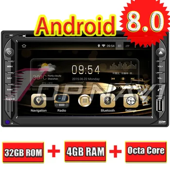 Topnavi 6.2'' Octa Core 4GB+32G Android 8.0 Car DVD Player Radio Stereo GPS For Double din Universal GPS Navigation Multimedia
Topnavi 6.2'' Octa Core 4GB+32G Android 8.0 Car DVD Player Radio Stereo GPS For Double din Universal GPS Navigation Multimedia