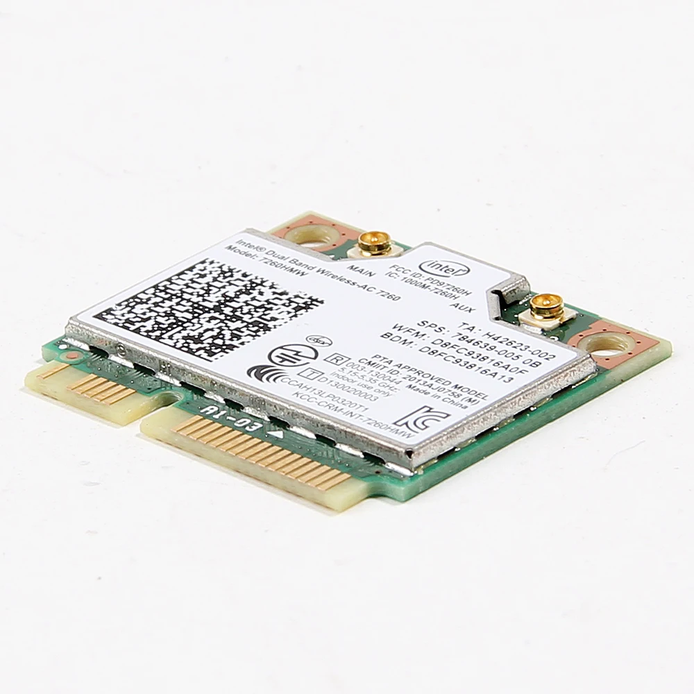 HP 784639 Intel 7260HMW WiFi Wireless AC Dual Band Bluetooth mini pcie card