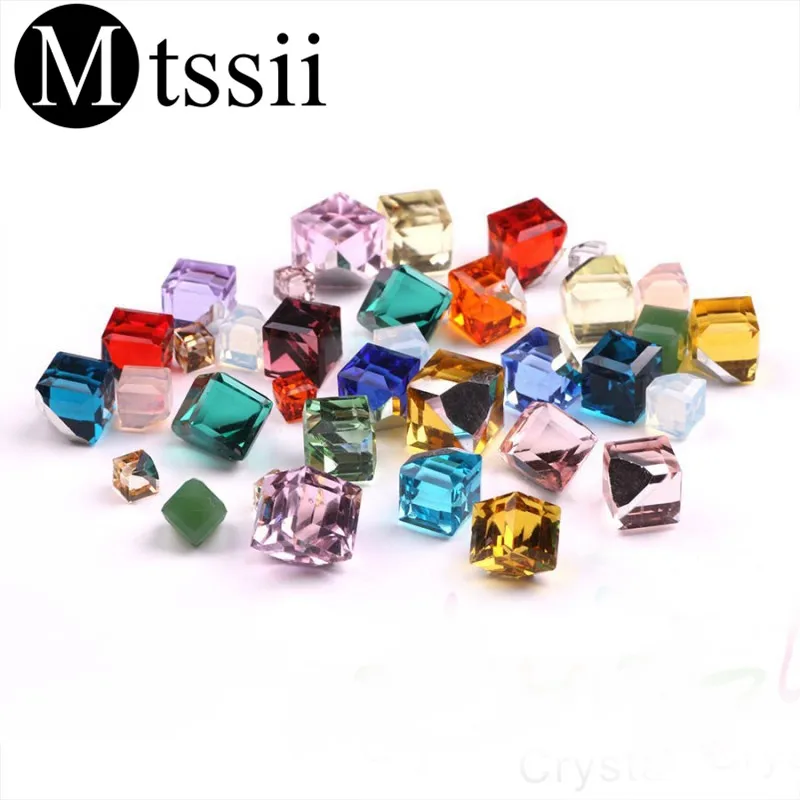 Mtssii 6mm 1pc 3D DIY Randm color Crystal Nail Rhinestone Square Cubes Colorful Glue Flatback Charm Nail Art Jewelry Decorations
Mtssii 6mm 1pc 3D DIY Randm color Crystal Nail Rhinestone Square Cubes Colorful Glue Flatback Charm Nail Art Jewelry Decorations