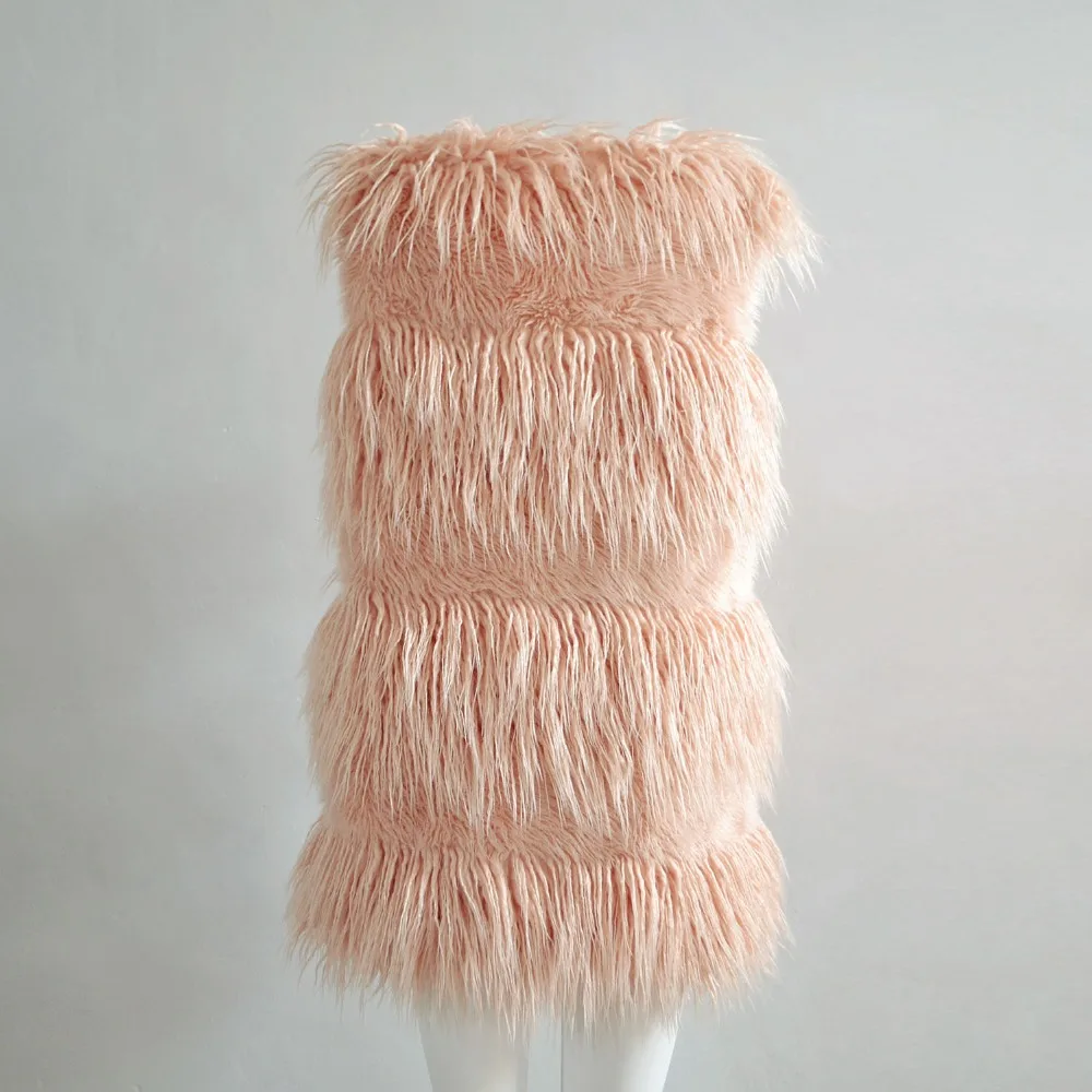 Real time fashion imitation fur vest female Europe and America popular beach wool vest (23)