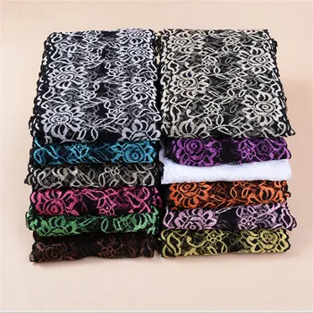New arrival 10Yards/lot Width 18cm Double color Elastic Lace Fabric,DIY Garment Accessories,Sewing Swiss Trim Wedding Lace
New arrival 10Yards/lot Width 18cm Double color Elastic Lace Fabric,DIY Garment Accessories,Sewing Swiss Trim Wedding Lace
