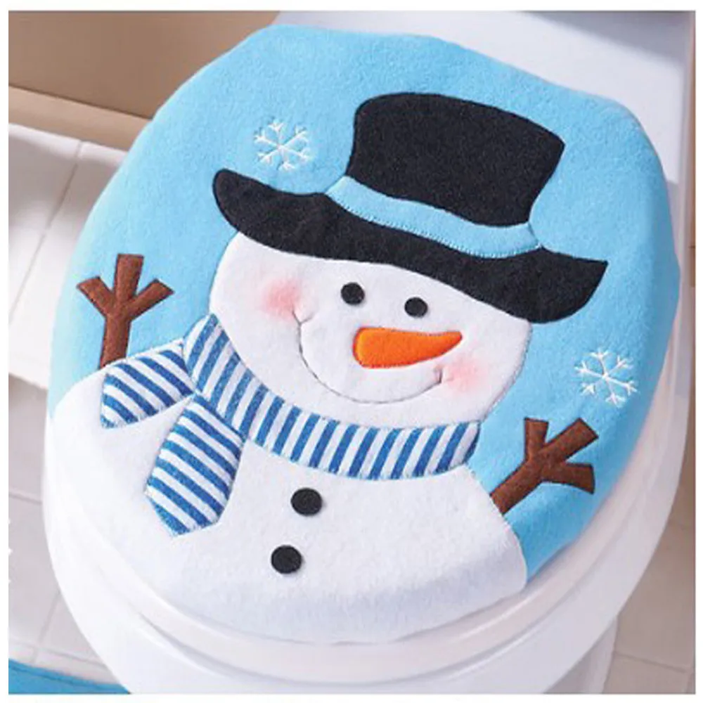 New Year Xmas Toilet Snowman Covers Neat Christmas Decoration Christmas Snowman Lid Single Toilet Cover USPS Dropshipping
New Year Xmas Toilet Snowman Covers Neat Christmas Decoration Christmas Snowman Lid Single Toilet Cover USPS Dropshipping