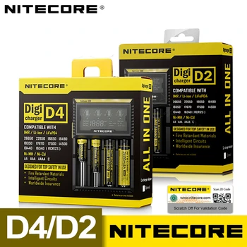 Nitecore D4 D2 18650 Battery Charger with LCD Screen For IMR Li-ion LiFePO4 Ni-MH Ni-Cd Charging 26650 18650 14500 Charger
Nitecore D4 D2 18650 Battery Charger with LCD Screen For IMR Li-ion LiFePO4 Ni-MH Ni-Cd Charging 26650 18650 14500 Charger