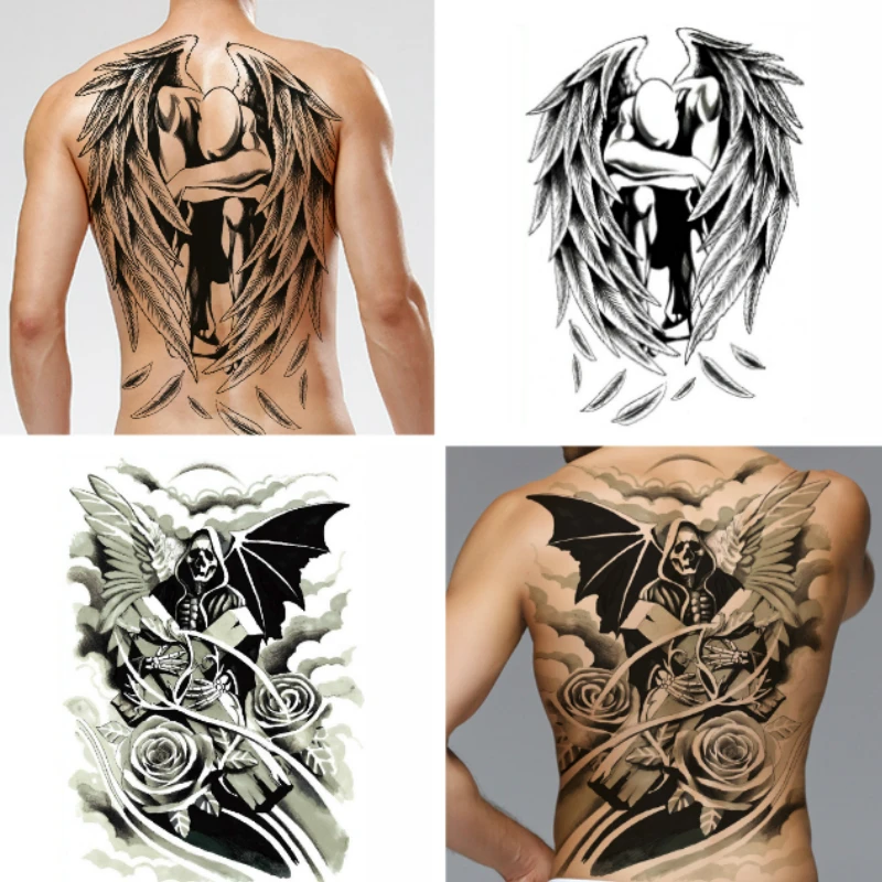 1 Piece Swag Large Full Back Tattoo Disposable Fake Tattoo Waterproof Big Temporary Tattoo Stickers for Men Women 48x35cm
1 Piece Swag Large Full Back Tattoo Disposable Fake Tattoo Waterproof Big Temporary Tattoo Stickers for Men Women 48x35cm