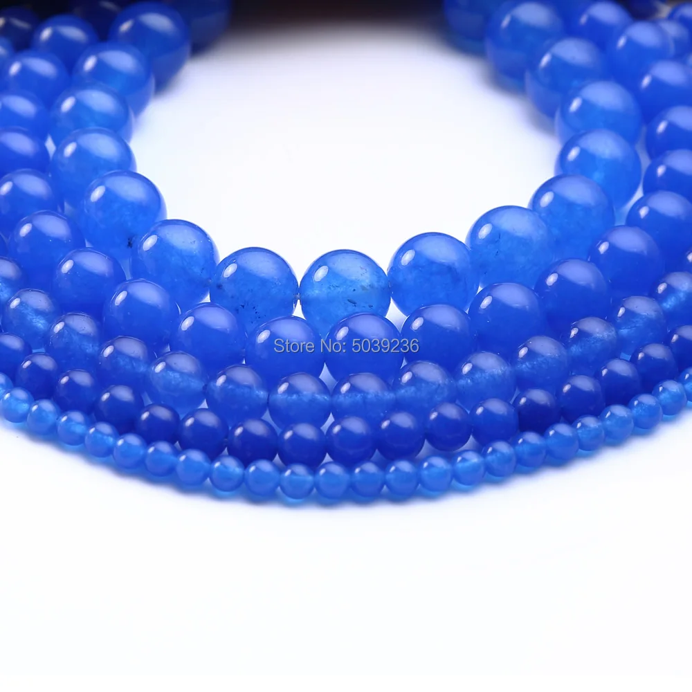4mm Blue Sodalite Round Beads Gemstones Natural Stone Small Tiny B-1A