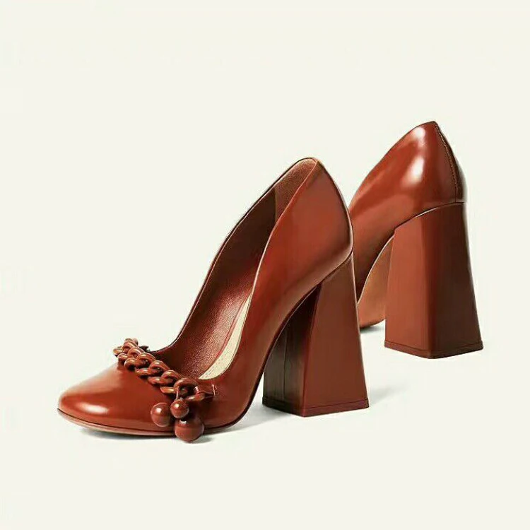Escarpins Femme 2019 Black Sexy Hoof Chunky High Heels Patent Leather Woman Pumps Slip On Chain Bead Mary Jane Runway Shoes 
Escarpins Femme 2019 Black Sexy Hoof Chunky High Heels Patent Leather Woman Pumps Slip On Chain Bead Mary Jane Runway Shoes