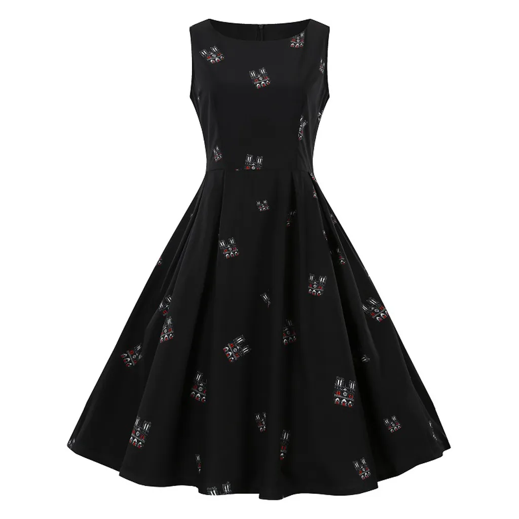 FREE OSTRICH Women Dress Vintage Print Sleeveless ONeck Black Knee-Length White Straight Noble Trend Elegant Summer Short Dress
FREE OSTRICH Women Dress Vintage Print Sleeveless ONeck Black Knee-Length White Straight Noble Trend Elegant Summer Short Dress