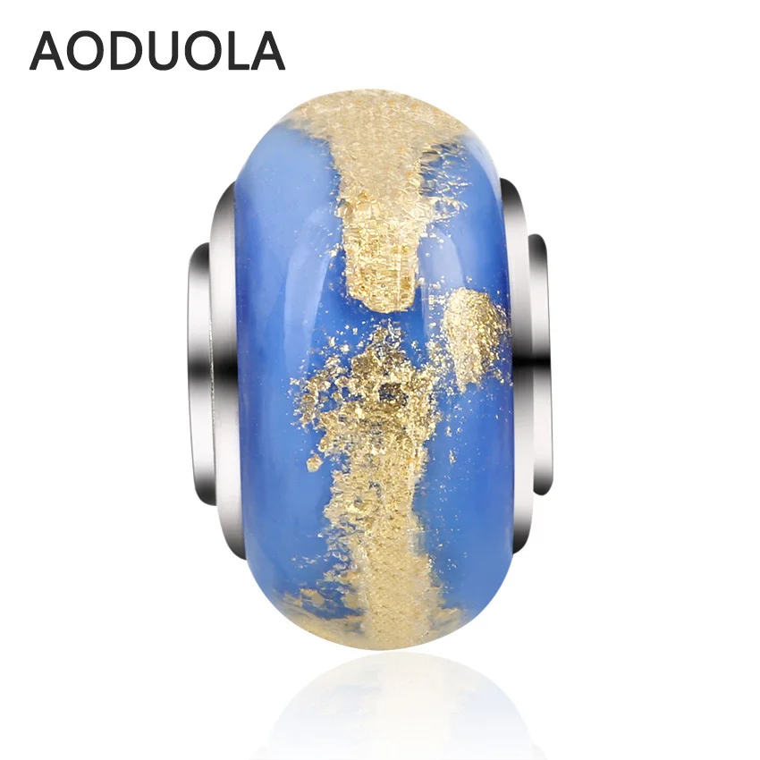 10 Pcs a Lot Glass Seed Blue Beads gold color Powder Inside Spacer European Murano Czech Bead Fit For Pandora Charms Bracelet
10 Pcs a Lot Glass Seed Blue Beads gold color Powder Inside Spacer European Murano Czech Bead Fit For Pandora Charms Bracelet