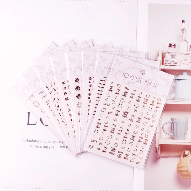 1 Piece Rose Gold 3D Nail Sticker Bronzing English Alphabet Manicure Manicure Offset Sticker DIY
1 Piece Rose Gold 3D Nail Sticker Bronzing English Alphabet Manicure Manicure Offset Sticker DIY